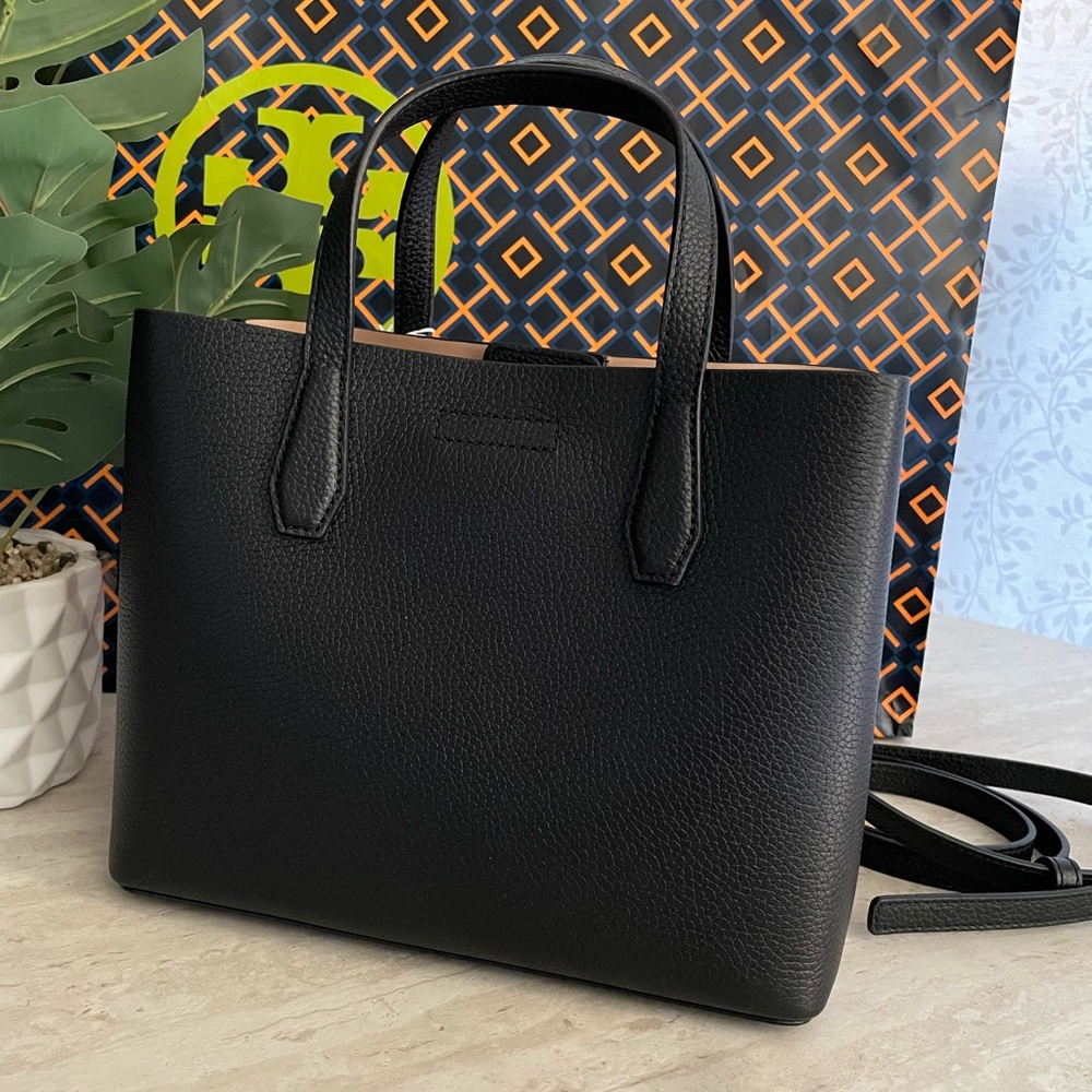 New , tory burch black small tote bag - Picture 8 of 13